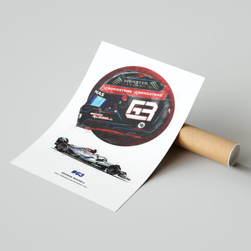 George Russell Mercedes | 2022 Formula 1 Print