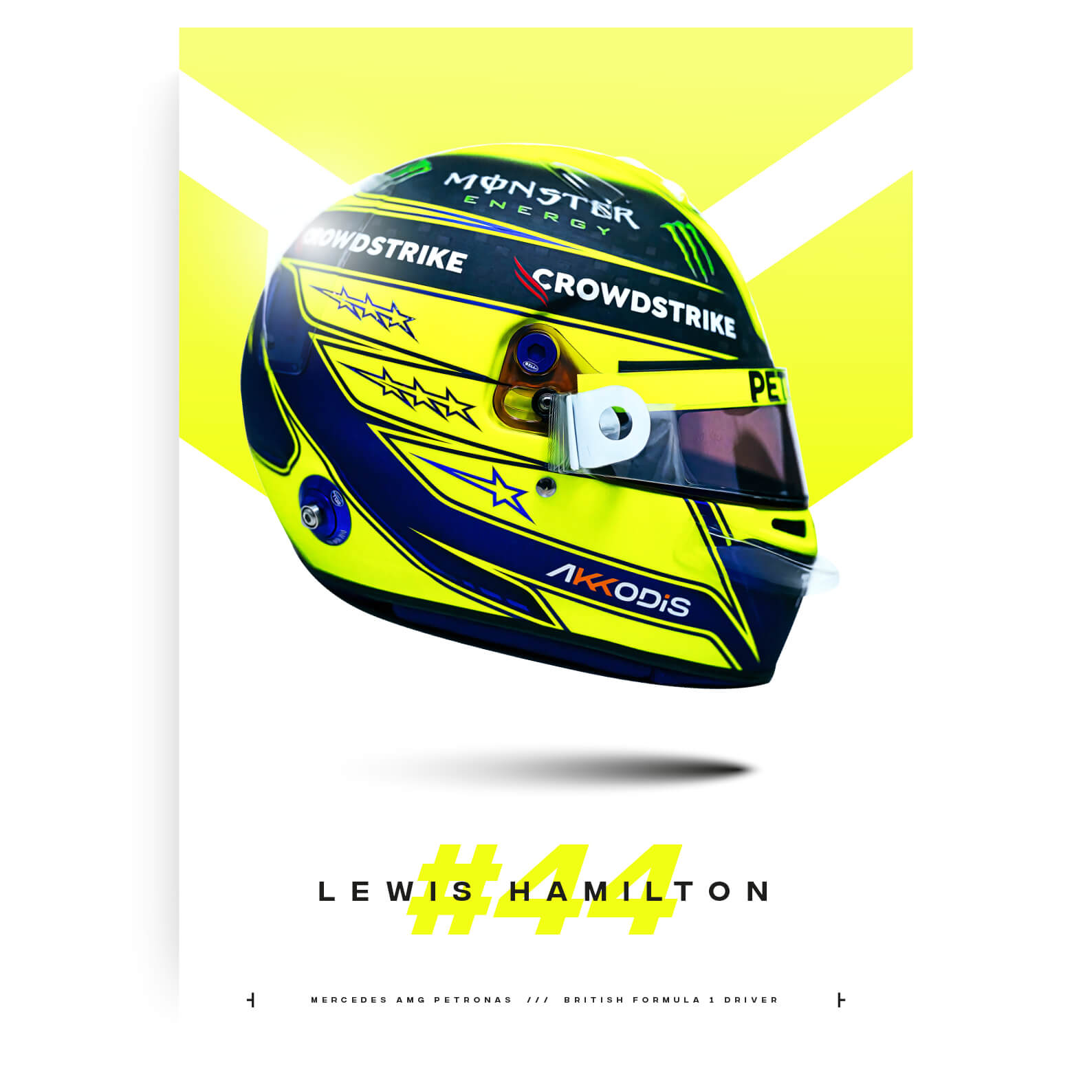 Lewis Hamilton print/poster without frame