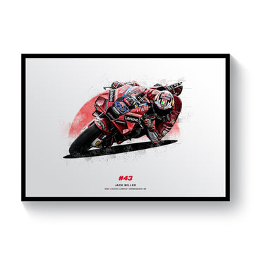 Jack Miller Ducati Lenovo 2022 MotoGP Print