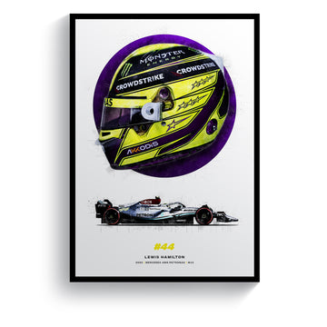 Lewis Hamilton Mercedes | 2022 Formula 1 Print