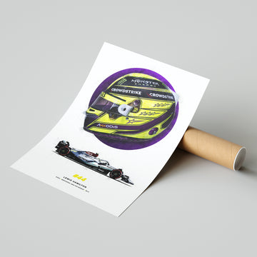 Lewis Hamilton Mercedes | 2022 Formula 1 Print