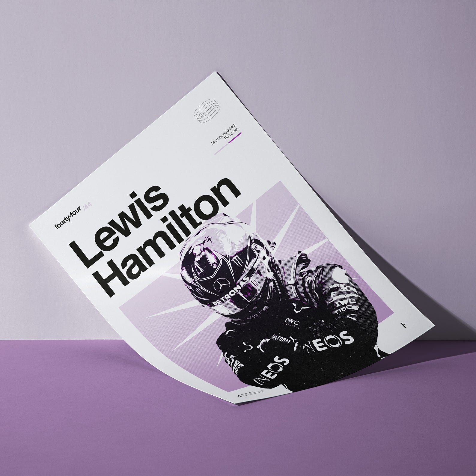 Hamilton Awala Print Lewis Hamilton, Wakanda Forever - Formula 1 Art Print