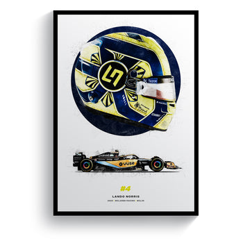 Lando Norris McLaren | 2022 Formula 1 Print