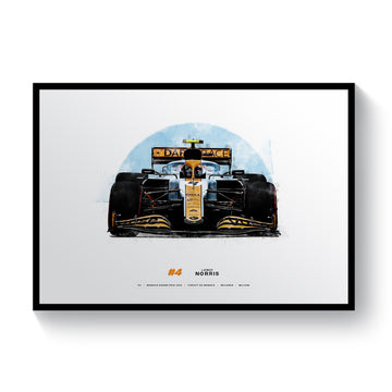Lando Norris P3 Monaco 2021 | Formula 1 Print