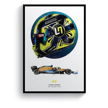 Lando Norris McLaren | 2021 Formula 1 Print