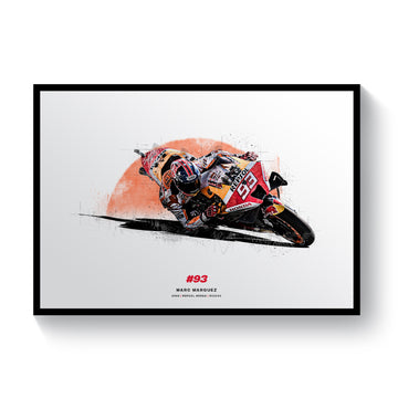 Marc Marquez Repsol Honda 2022 MotoGP Print
