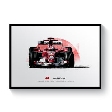 Michael Schumacher | F2002 Ferrari | Formula 1 Print