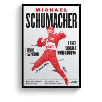 Michael Schumacher Formula 1 Driver Print