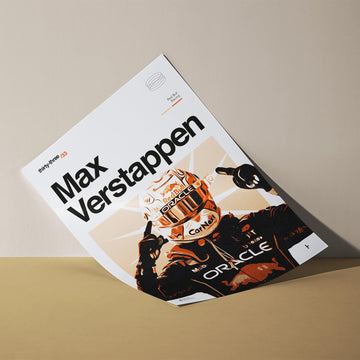 Max Verstappen, Thirty-Three - Formula 1 Art Print