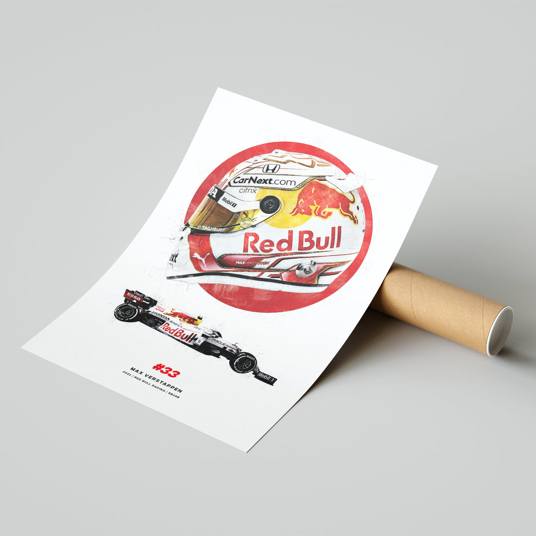 Max Verstappen Red Bull Racing | 2021 Turkish GP Formula 1 Print