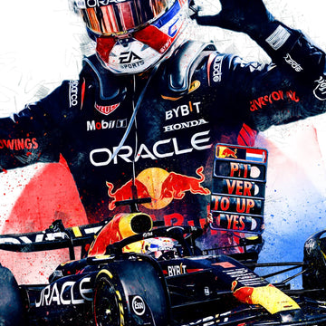 Limited Edition Max Verstappen, 10 Consecutive Wins - 2023 Formula 1 Print