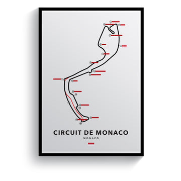 Circuit De Monaco Racing Circuit Print