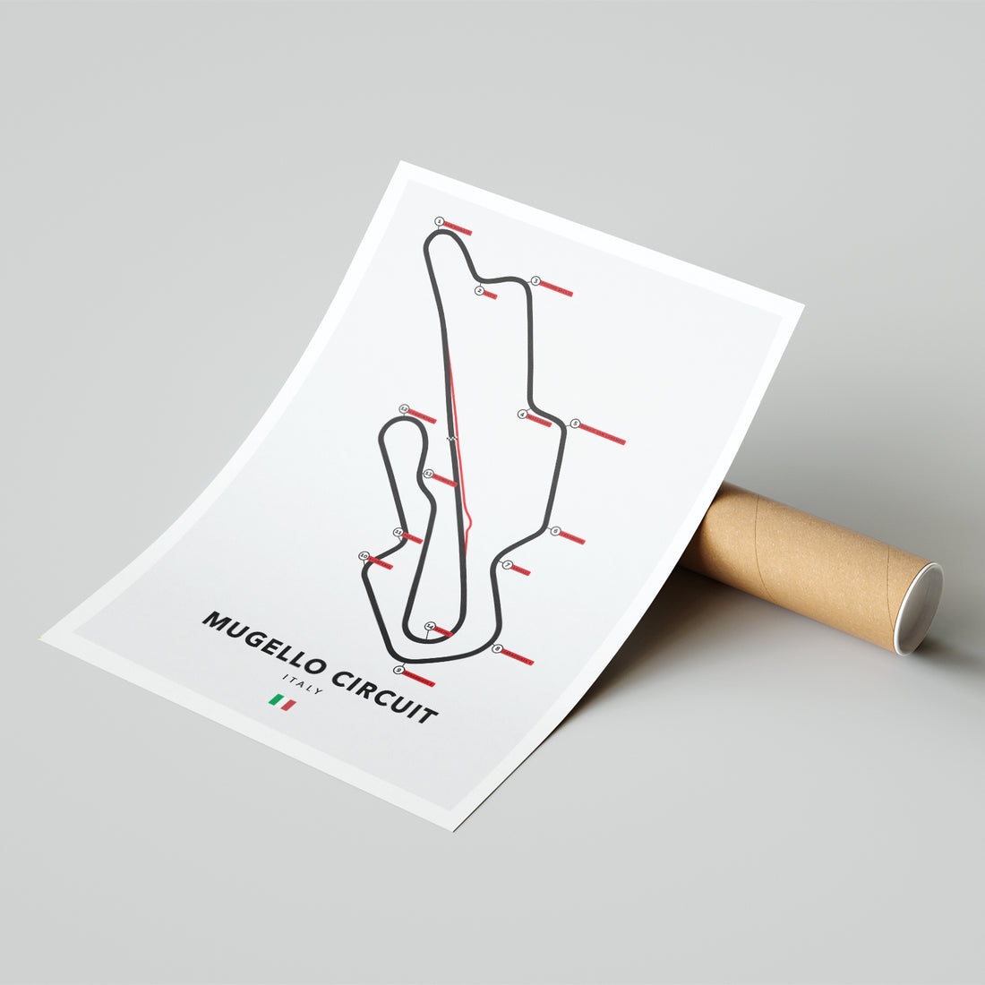 Mugello Italian Racing Circuit Print