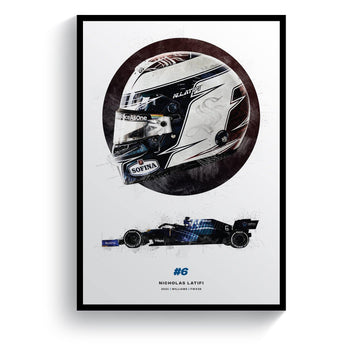 Nicholas Latifi Williams | 2021 Formula 1 Print