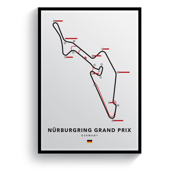 Nürburgring Grand Prix Racing Circuit Print