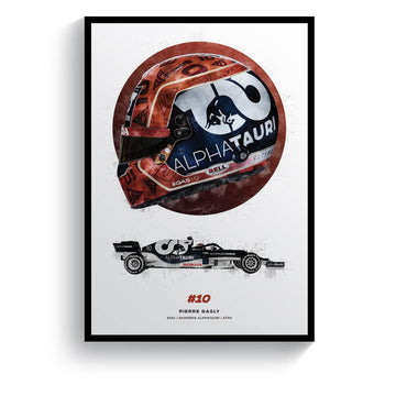 Pierre Gasly AlphaTauri | 2021 Formula 1 Print