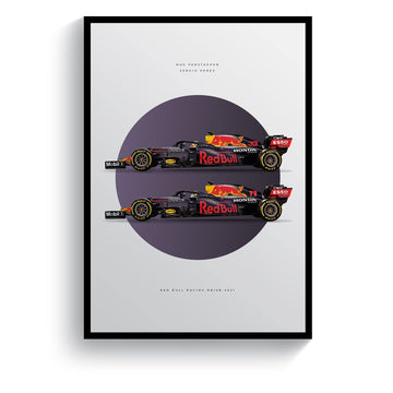 Red Bull Racing RB16B 2021 Formula 1 Car Print