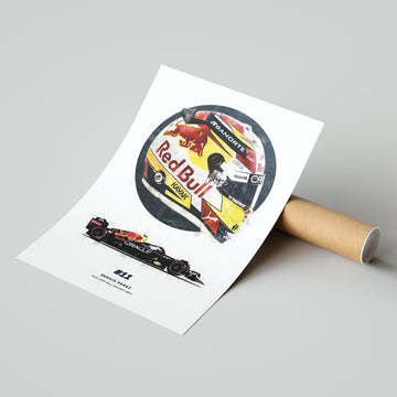 Sergio Perez Red Bull Racing | 2022 Formula 1 Print