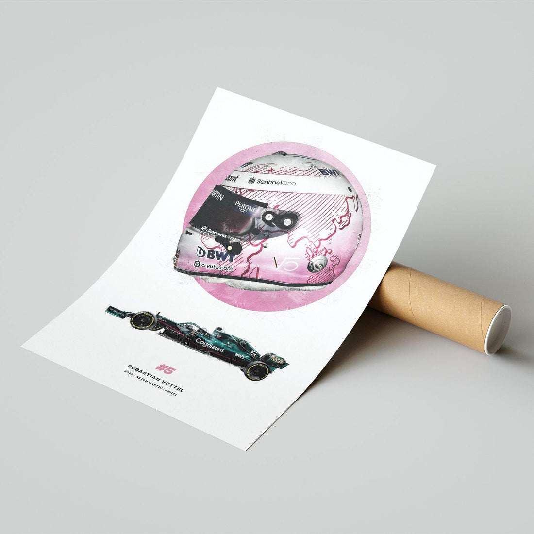 Sebastian Vettel Aston Martin | 2021 Formula 1 Print