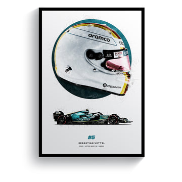 Sebastian Vettel Aston Martin | 2022 Formula 1 Print