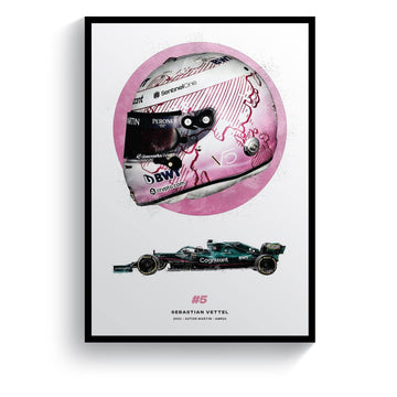 Sebastian Vettel Aston Martin | 2021 Formula 1 Print