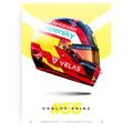 Carlos Sainz print/poster without frame