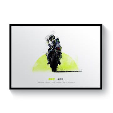 Valentino Rossi | Grazie Vale | MotoGP Stats Print