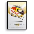 Max Verstappen print in black frame