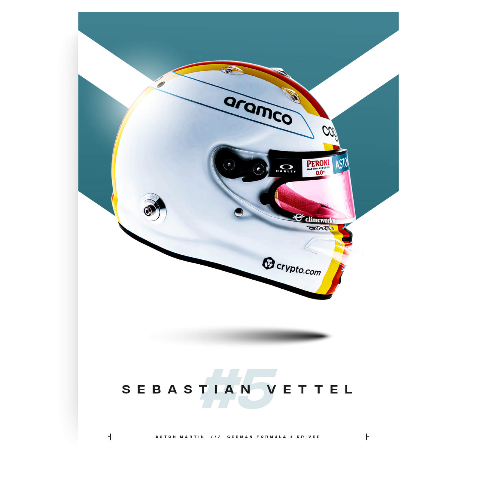 Sebastian Vettel print/poster without frame