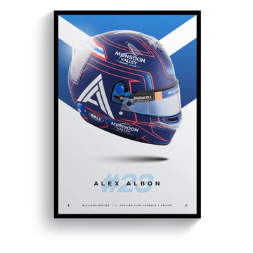 Alex Albon #23 Print, Formula 1 2023
