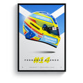 Fernando Alonso #14 Print, Formula 1 2023