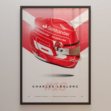 Charles Leclerc #16 Print, Formula 1 2023