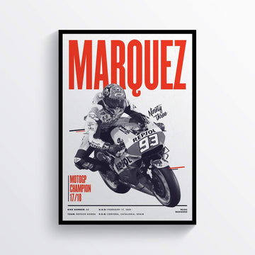 Marc Marquez 2019 MotoGP Rider Print