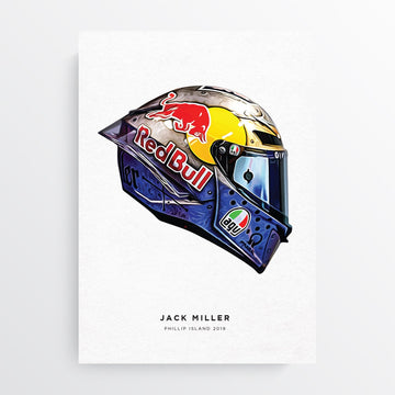 Jack Miller Phillip Island 2019 MotoGP Helmet Print