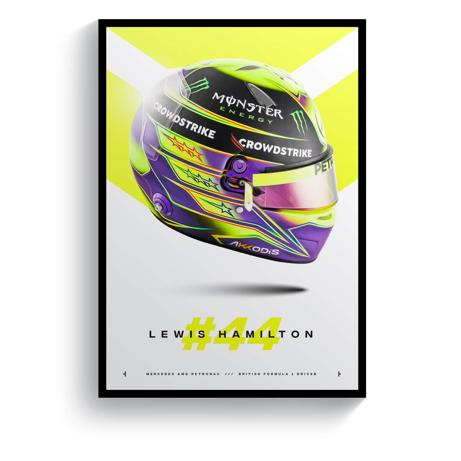 Lewis Hamilton #44 Print, Formula 1 2023