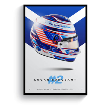 Logan Sargeant #2 Print, Formula 1 2023